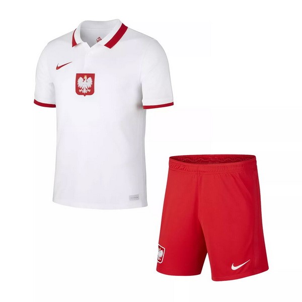 Camiseta Polonia 1ª Niño 2020 Blanco